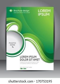 Brochure design content background. Design layout template 