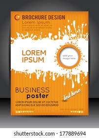 Brochure design content background. Design layout template 