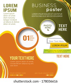 Brochure design content background. Design layout template 