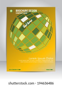 Brochure design content background. Design layout template 