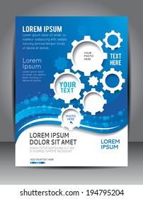 Brochure design content background. Design layout template 