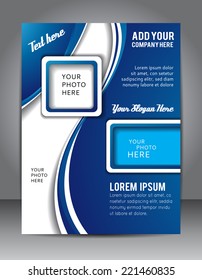 Brochure design content background. Design layout template, brochure or flyer 