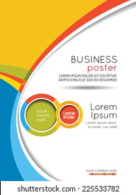 Brochure design content background. Design layout template 