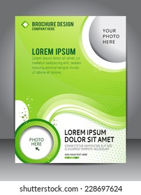 Brochure design content background. Design layout template 