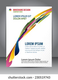 Brochure design content background. Design layout template 