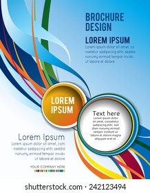 Brochure design content background. Design layout template 