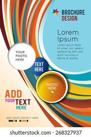 Brochure design content background. Design layout template