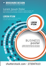 Brochure design content background. Design layout template 