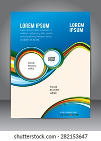 Brochure design content background. Design layout template
