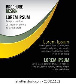 Brochure design content background. Design layout template