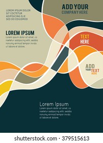 Brochure design content background. Design layout template
