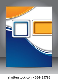 Brochure design content background. Design layout template, brochure or flyer