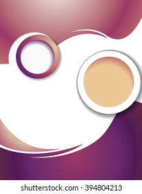 Brochure design content background. Design layout template