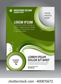 Brochure design content background. Design layout template