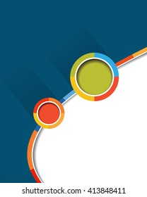 Brochure design content background. Design layout template
