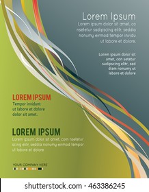 Brochure design content background. Design layout template
