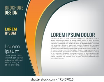 Brochure design content background. Design layout template
