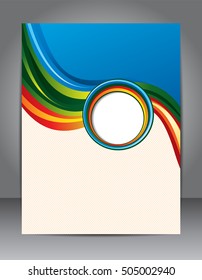 Brochure design content background. Design layout template
