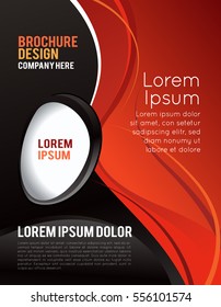 Brochure design content background. Design layout template
