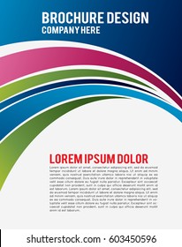 Brochure design content background. Design layout template
