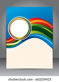 Brochure design content background. Design layout template
