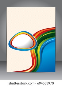 Brochure design content background. layout template
