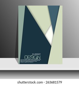 Brochure design content background. Design leaflet template