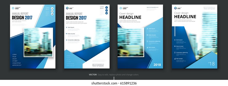 Brochure design.   Corporate business template for brochure, report, catalog, magazine, book, booklet. Layout with modern triangle elements and abstract background. Creative vector concept