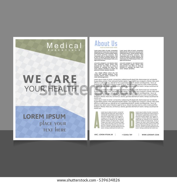 Brochure Design Corporate Business Template Annual Stock Vector
