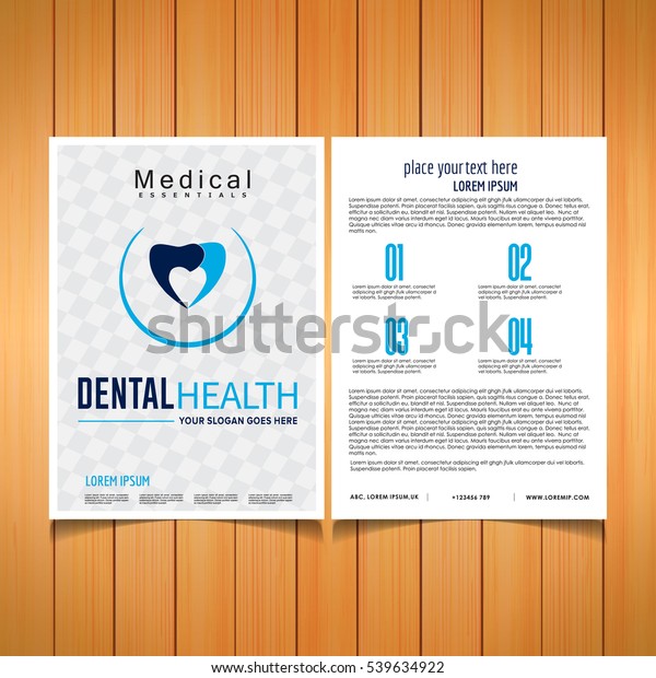 Brochure Design Corporate Business Template Annual Stock Vector