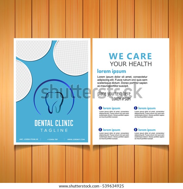 Brochure Design Corporate Business Template Annual Stock Vector