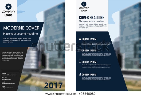 Brochure Design Corporate Business Template Annual Stock Vector Royalty Free