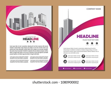 Brochure design, cover modern layout, annual report, poster, flyer in A4 with colorful triangles, geometric shapes for tech, science, market with light background