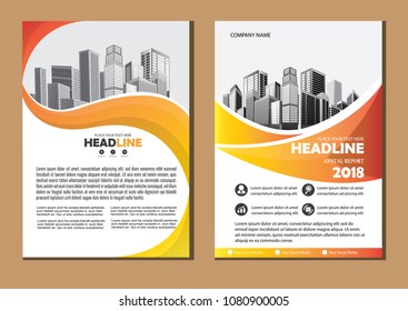 Brochure design, cover modern layout, annual report, poster, flyer in A4 with colorful triangles, geometric shapes for tech, science, market with light background