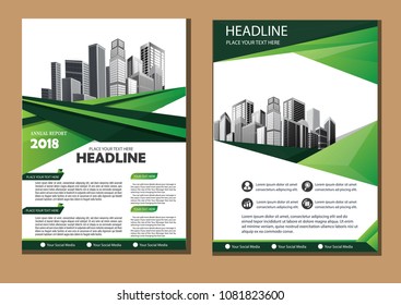 Brochure design, cover modern layout, annual report, poster, flyer in A4 with colorful triangles, geometric shapes for tech, science, market with light background