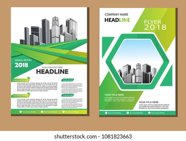Brochure design, cover modern layout, annual report, poster, flyer in A4 with colorful triangles, geometric shapes for tech, science, market with light background