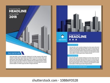 Brochure design, cover modern layout, annual report, poster, flyer in A4 with colorful triangles, geometric shapes for tech, science, market with light background