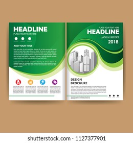 Brochure design, cover modern layout, annual report, poster, flyer in A4 with colorful triangles, geometric shapes for tech, science, market with light background