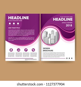 Brochure design, cover modern layout, annual report, poster, flyer in A4 with colorful triangles, geometric shapes for tech, science, market with light background
