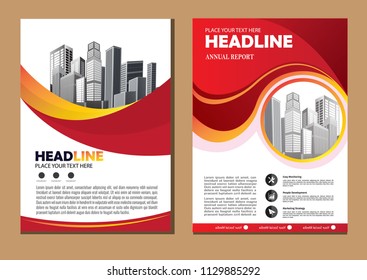 Brochure design, cover modern layout, annual report, poster, flyer in A4 with colorful triangles, geometric shapes for tech, science, market with light background