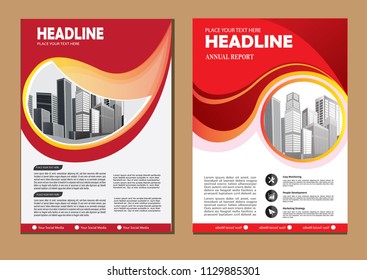 Brochure design, cover modern layout, annual report, poster, flyer in A4 with colorful triangles, geometric shapes for tech, science, market with light background
