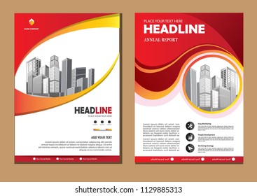 Brochure design, cover modern layout, annual report, poster, flyer in A4 with colorful triangles, geometric shapes for tech, science, market with light background
