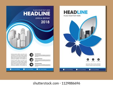 Brochure design, cover modern layout, annual report, poster, flyer in A4 with colorful triangles, geometric shapes for tech, science, market with light background