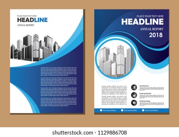 Brochure design, cover modern layout, annual report, poster, flyer in A4 with colorful triangles, geometric shapes for tech, science, market with light background