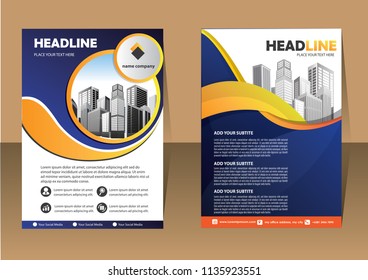 Brochure design, cover modern layout, annual report, poster, flyer in A4 with colorful triangles, geometric shapes for tech, science, market with light background