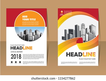 Brochure design, cover modern layout, annual report, poster, flyer in A4 with colorful triangles, geometric shapes for tech, science, market with light background