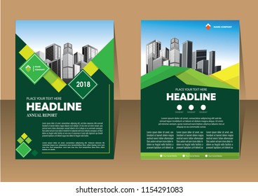 Brochure design, cover modern layout, annual report, poster, flyer in A4 with colorful triangles, geometric shapes for tech, science, market with light background