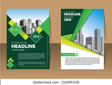 Brochure design, cover modern layout, annual report, poster, flyer in A4 with colorful triangles, geometric shapes for tech, science, market with light background