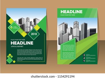 Brochure design, cover modern layout, annual report, poster, flyer in A4 with colorful triangles, geometric shapes for tech, science, market with light background