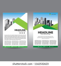 Brochure design, cover modern layout, annual report, poster, flyer in A4 with colorful triangles, geometric shapes for tech, science, market with light background